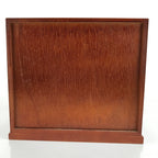 Japanese Wooden Tansu Storage Chest Vtg Haribako 4 Drawers Reddish Brown T380