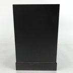 Japanese Wooden Tansu Storage Chest Vtg Haribako Engraved Peony 3 Drawers T376