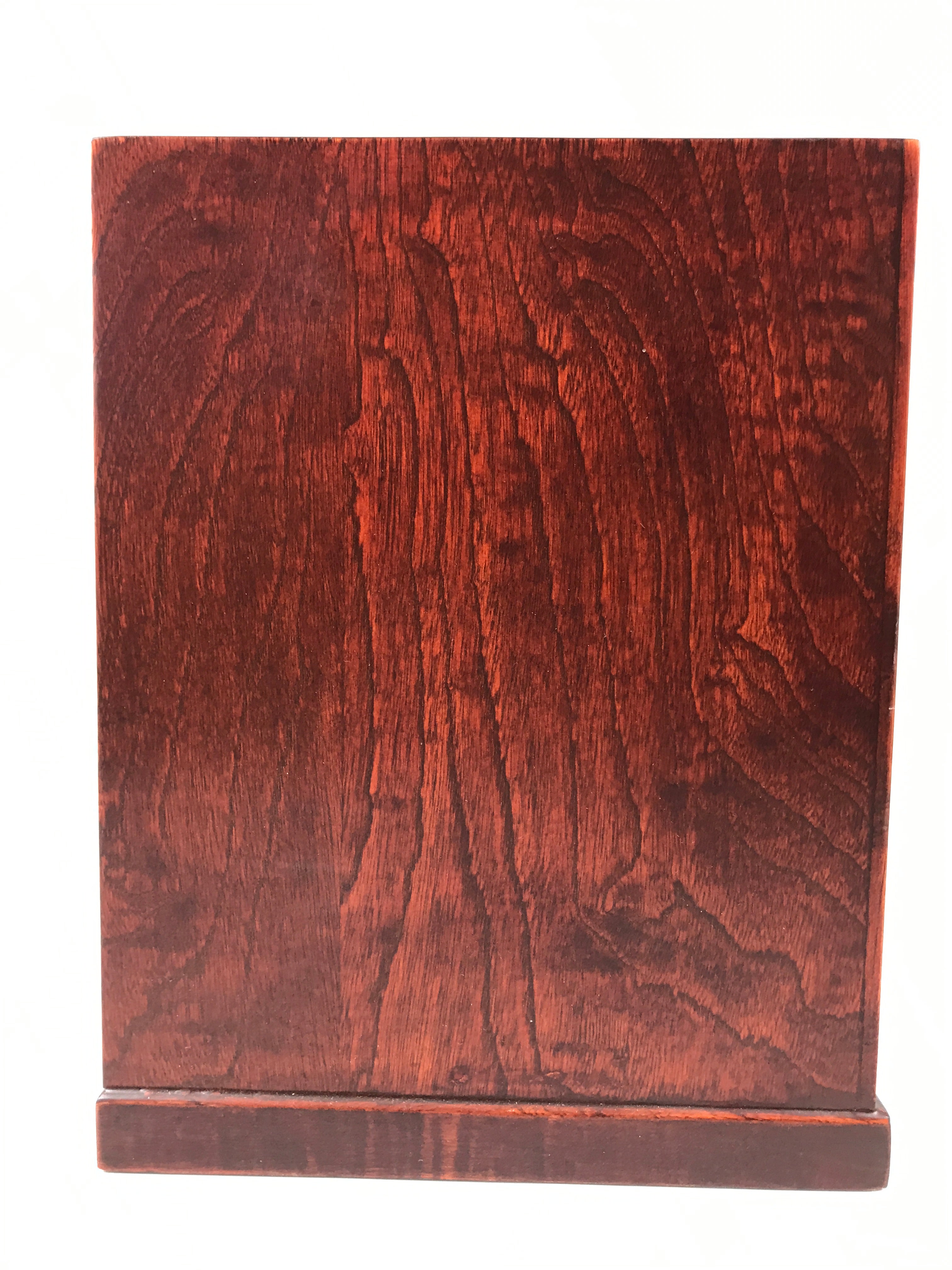 Japanese Wooden Tansu Storage Chest Vtg Haribako Four Drawers Makie Nanten T414