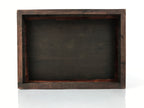 Japanese Wooden Tansu Storage Chest Vtg Haribako Four Drawers Makie Nanten T414
