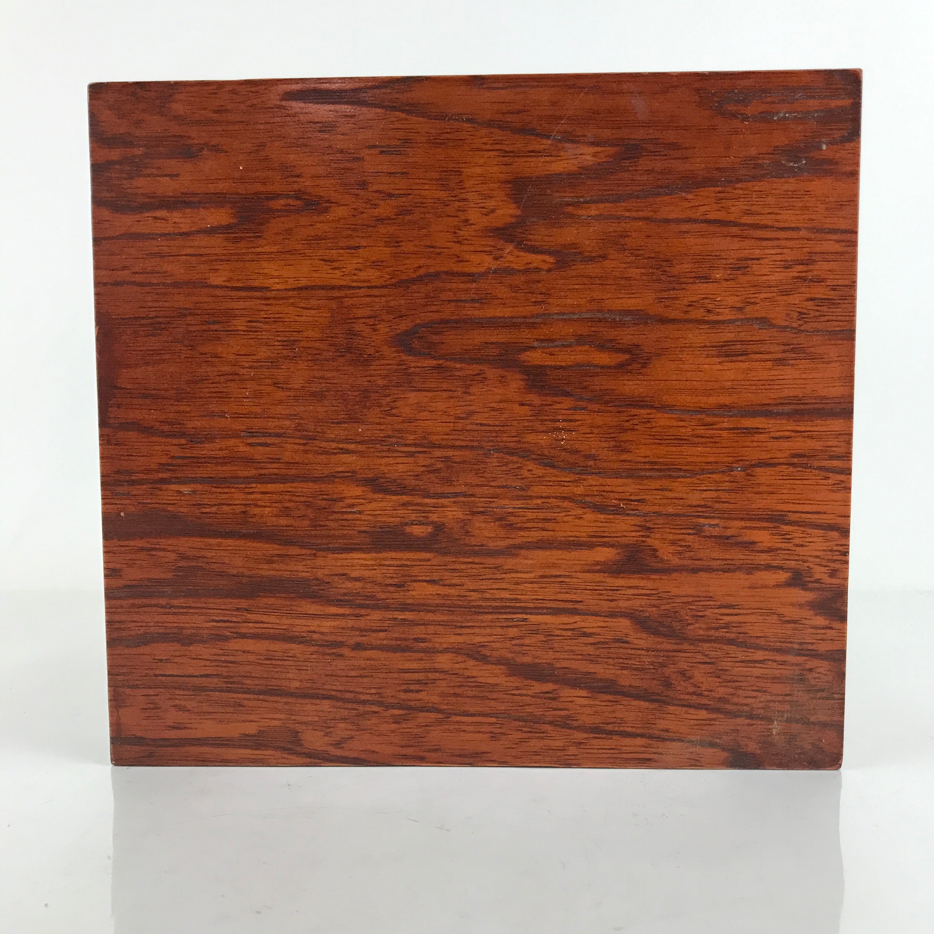 Japanese Wooden Tansu Storage Chest Vtg Haribako Makie Floral 3 Drawers T381