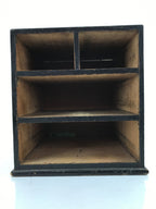 Japanese Wooden Tansu Storage Chest Vtg Haribako Sewing Box 4 Drawers T372