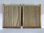 Japanese Wooden Tansu Storage Chest Vtg Haribako Trinket Box 2 Drawers T370