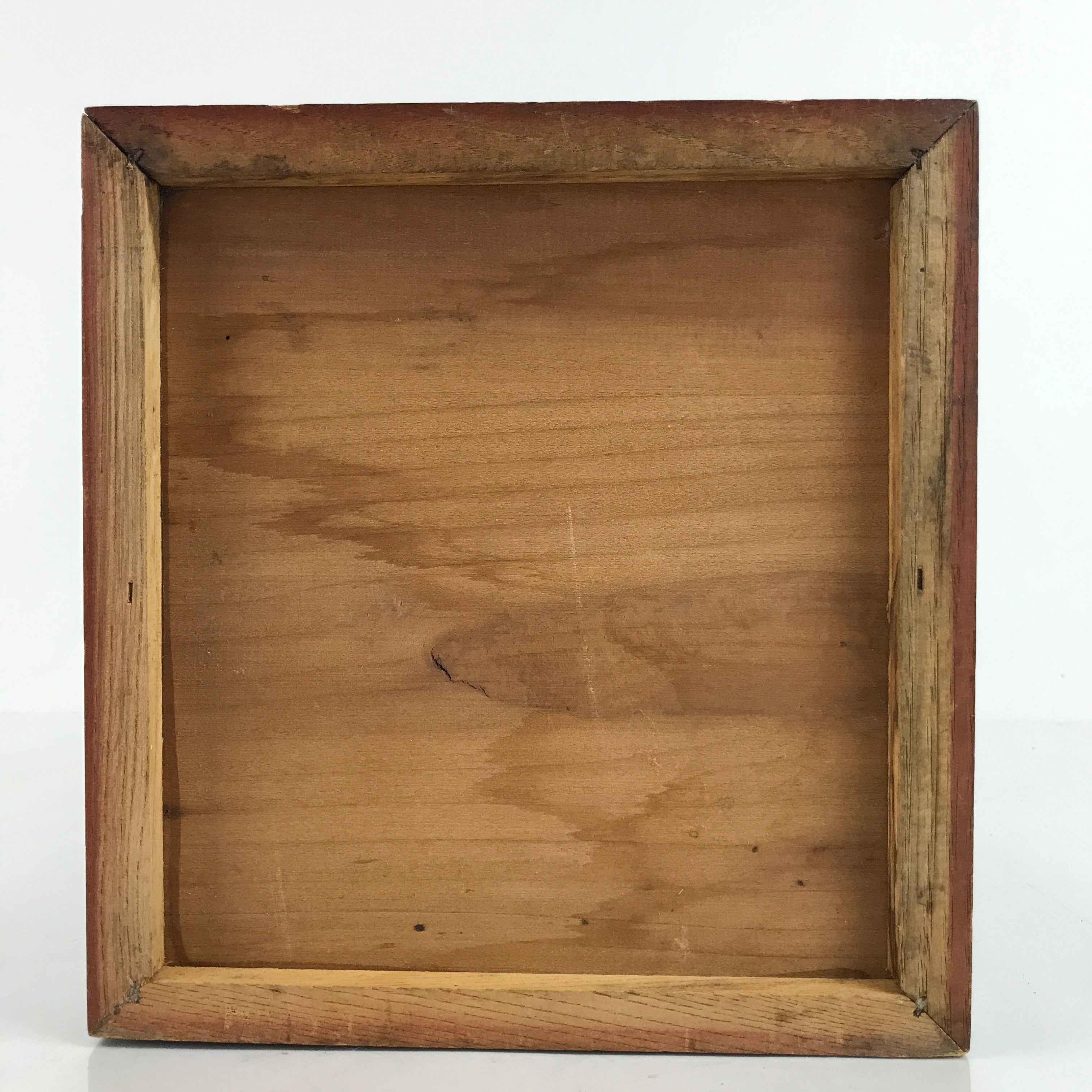 Japanese Wooden Tansu Storage Chest Vtg Haribako Trinket Box 2 Drawers T378