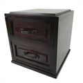 Japanese Wooden Tansu Storage Chest Vtg Haribako Trinket Box 2 Drawers T378