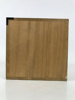 Japanese Wooden Tansu Storage Chest Vtg Haribako Trinket Box 3 Drawer Brown T404