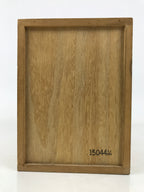 Japanese Wooden Tansu Storage Chest Vtg Haribako Trinket Box 3 Drawer Brown T404