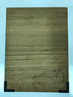 Japanese Wooden Tansu Storage Chest Vtg Haribako Trinket Box 3 Drawer Brown T404