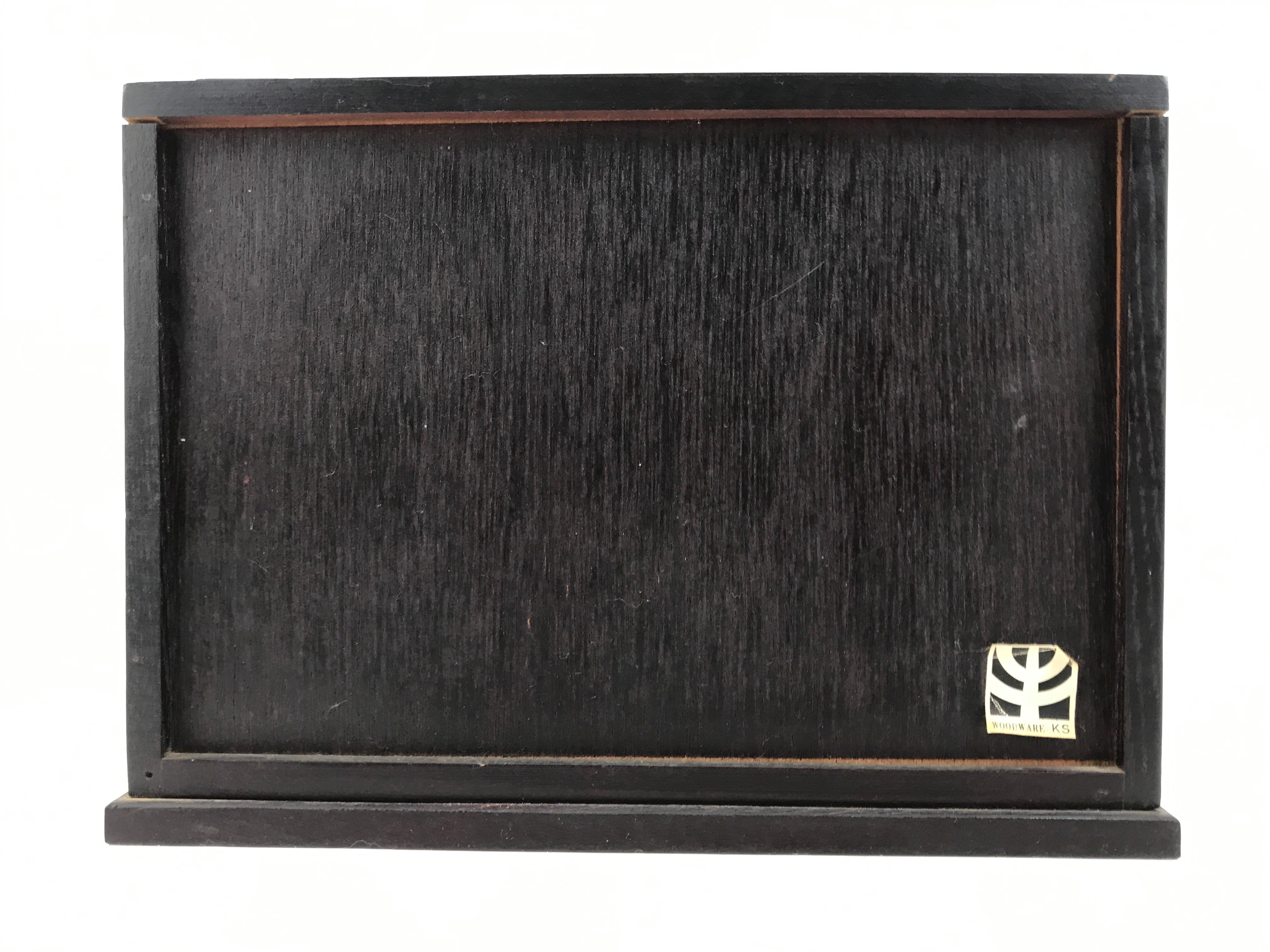 Japanese Wooden Tansu Storage Chest Vtg Haribako Trinket Box 3 Drawer Brown T405