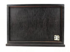 Japanese Wooden Tansu Storage Chest Vtg Haribako Trinket Box 3 Drawer Brown T405