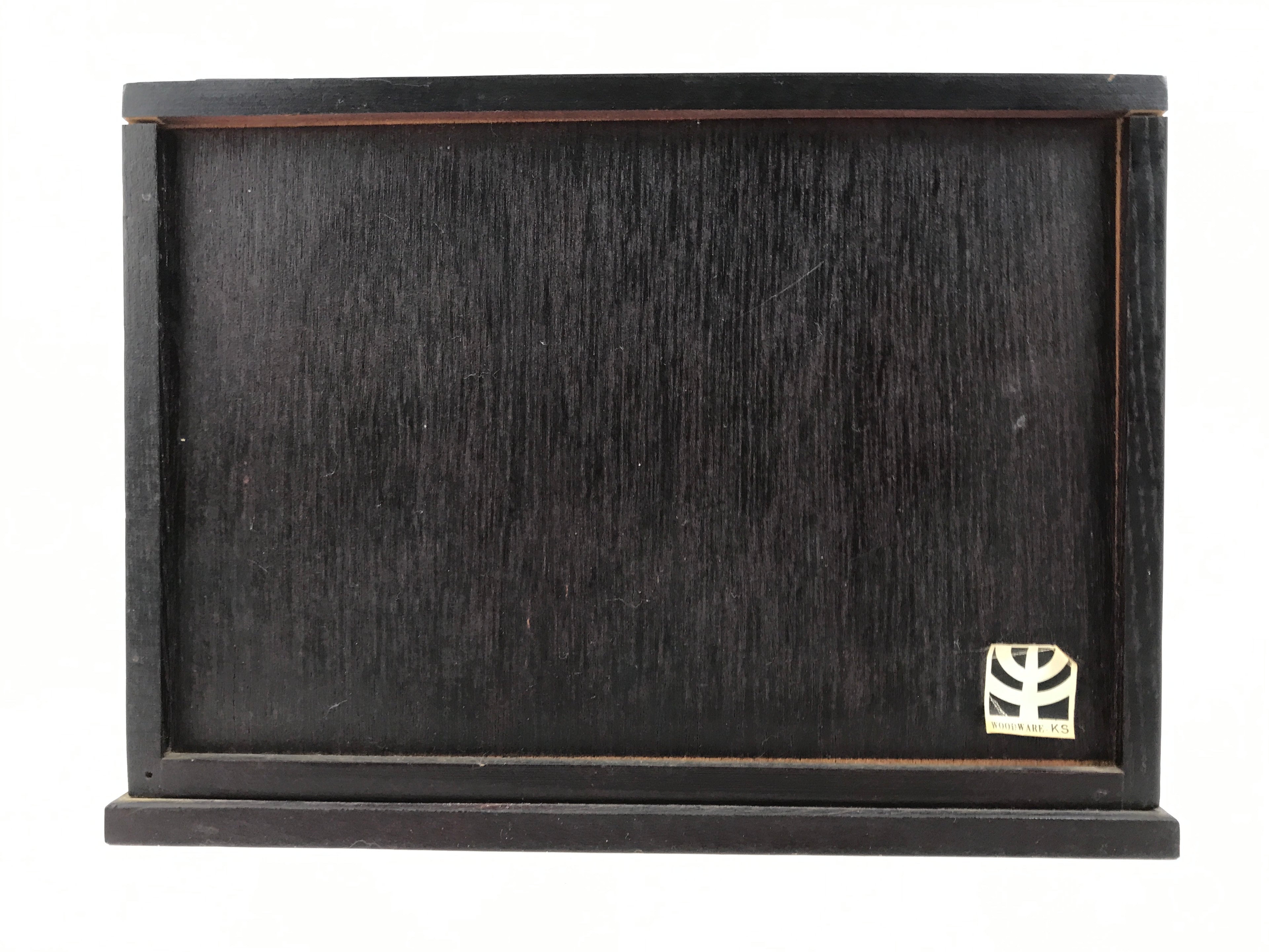 Japanese Wooden Tansu Storage Chest Vtg Haribako Trinket Box 3 Drawer Brown T405