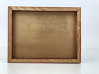 Japanese Wooden Tansu Storage Chest Vtg Haribako Trinket Box 3 Drawer Brown T405