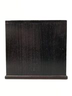 Japanese Wooden Tansu Storage Chest Vtg Haribako Trinket Box 3 Drawer Brown T416