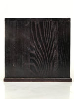Japanese Wooden Tansu Storage Chest Vtg Haribako Trinket Box 3 Drawer Brown T416