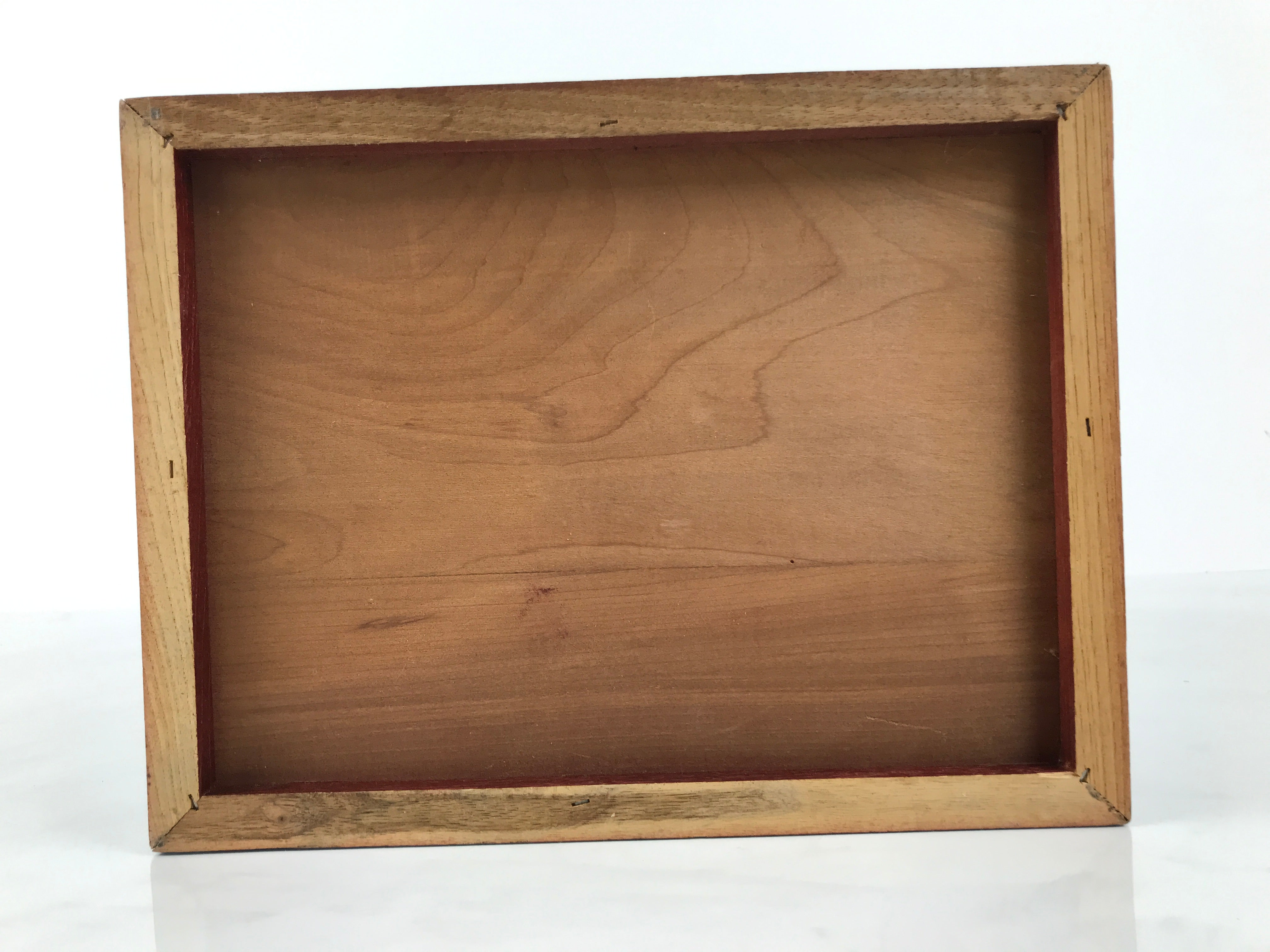 Japanese Wooden Tansu Storage Chest Vtg Haribako Trinket Box 3 Drawer Brown T416