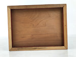 Japanese Wooden Tansu Storage Chest Vtg Haribako Trinket Box 3 Drawer Brown T416