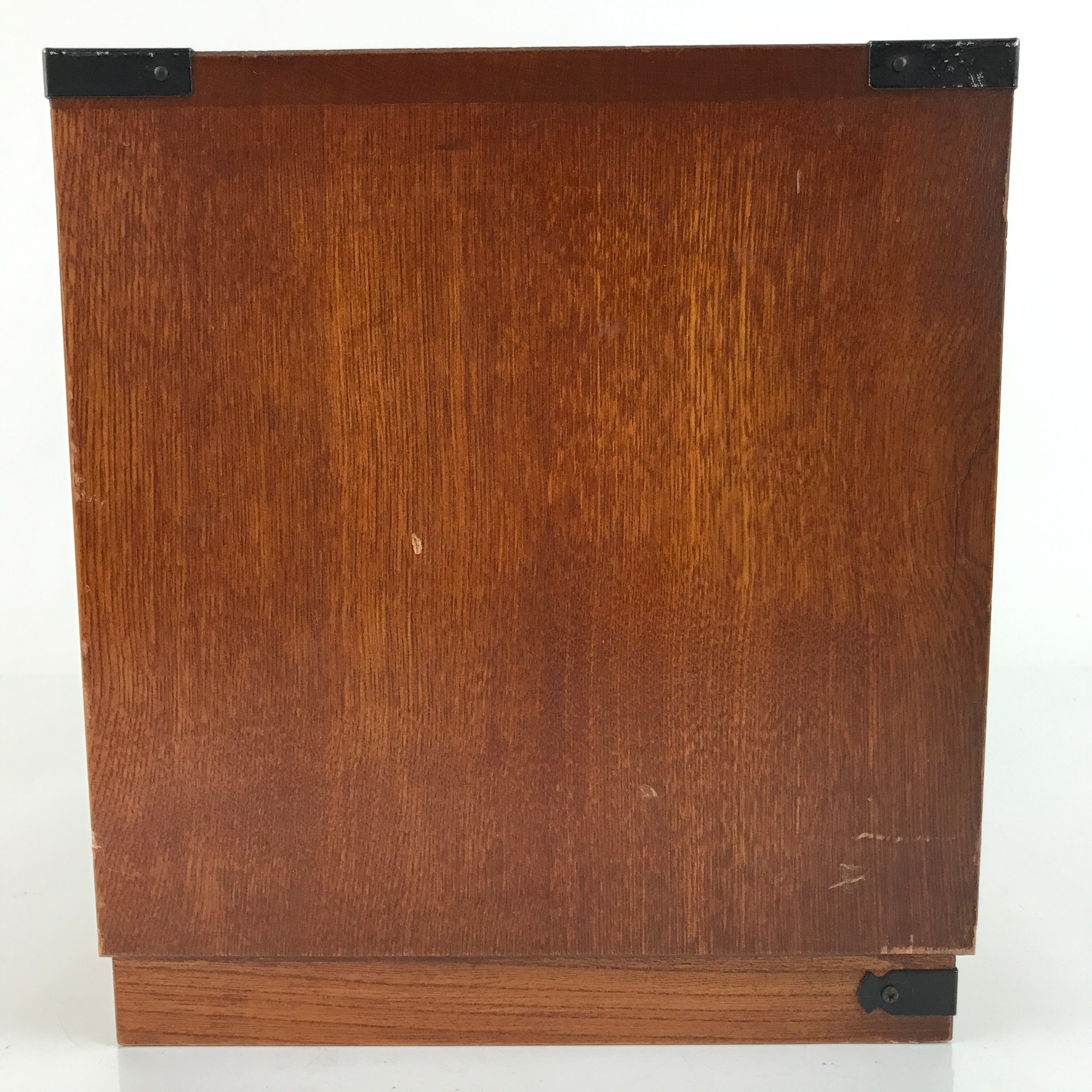 Japanese Wooden Tansu Storage Chest Vtg Haribako Trinket Box 3 Drawers T375
