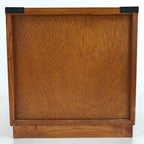 Japanese Wooden Tansu Storage Chest Vtg Haribako Trinket Box 3 Drawers T375