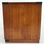 Japanese Wooden Tansu Storage Chest Vtg Haribako Trinket Box 3 Drawers T375