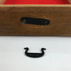 Japanese Wooden Tansu Storage Chest Vtg Haribako Trinket Box 4 Drawers T382
