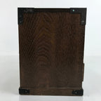 Japanese Wooden Tansu Storage Chest Vtg Haribako Trinket Box 4 Drawers T383