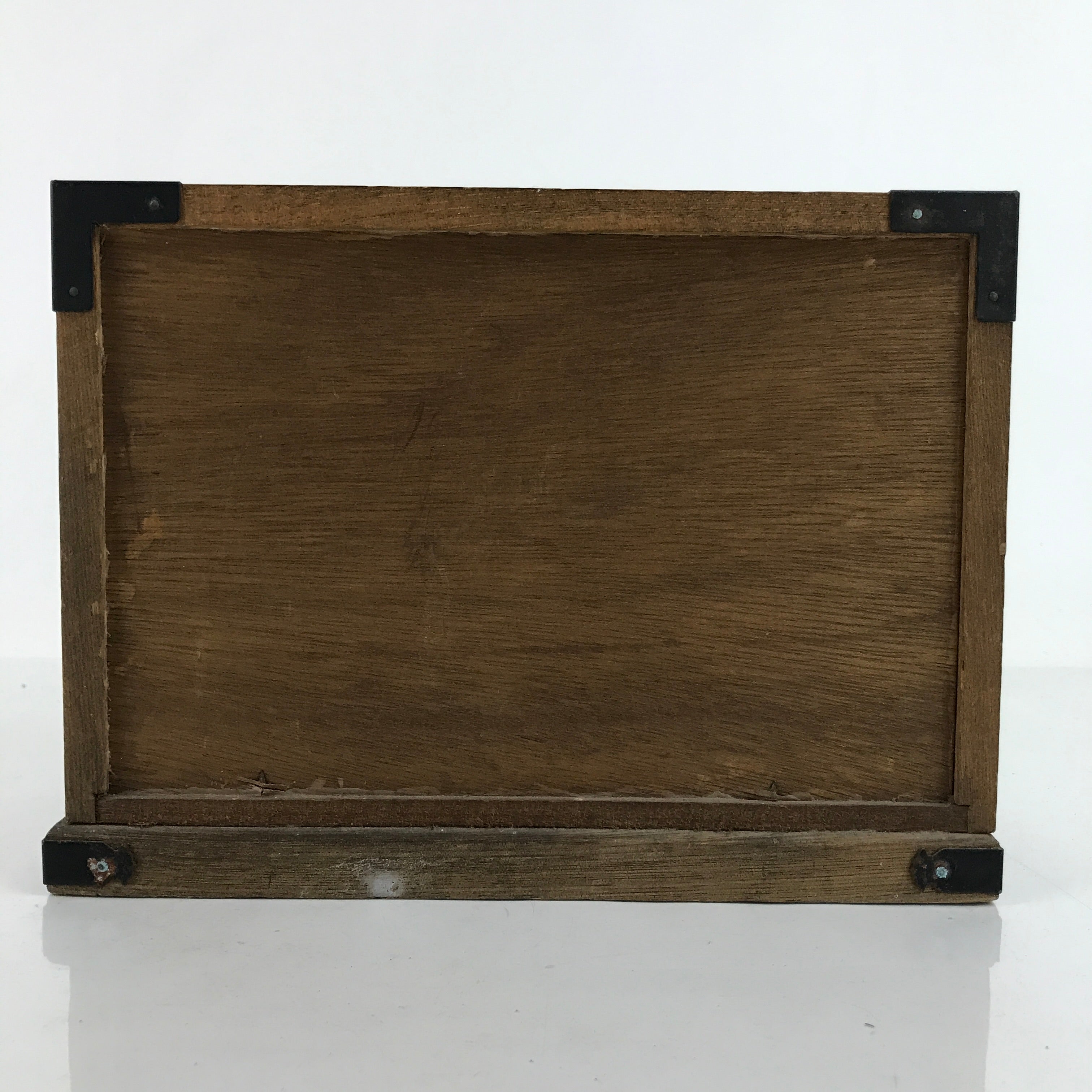Japanese Wooden Tansu Storage Chest Vtg Haribako Trinket Box 4 Drawers T383