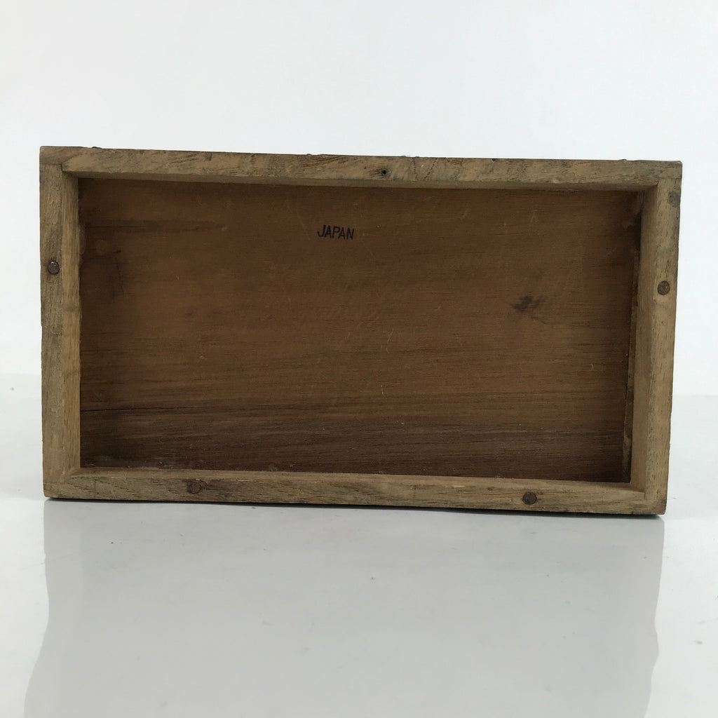 Japanese Wooden Tansu Storage Chest Vtg Haribako Trinket Box 4 Drawers T383