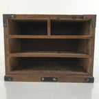 Japanese Wooden Tansu Storage Chest Vtg Haribako Trinket Box 4 Drawers T383