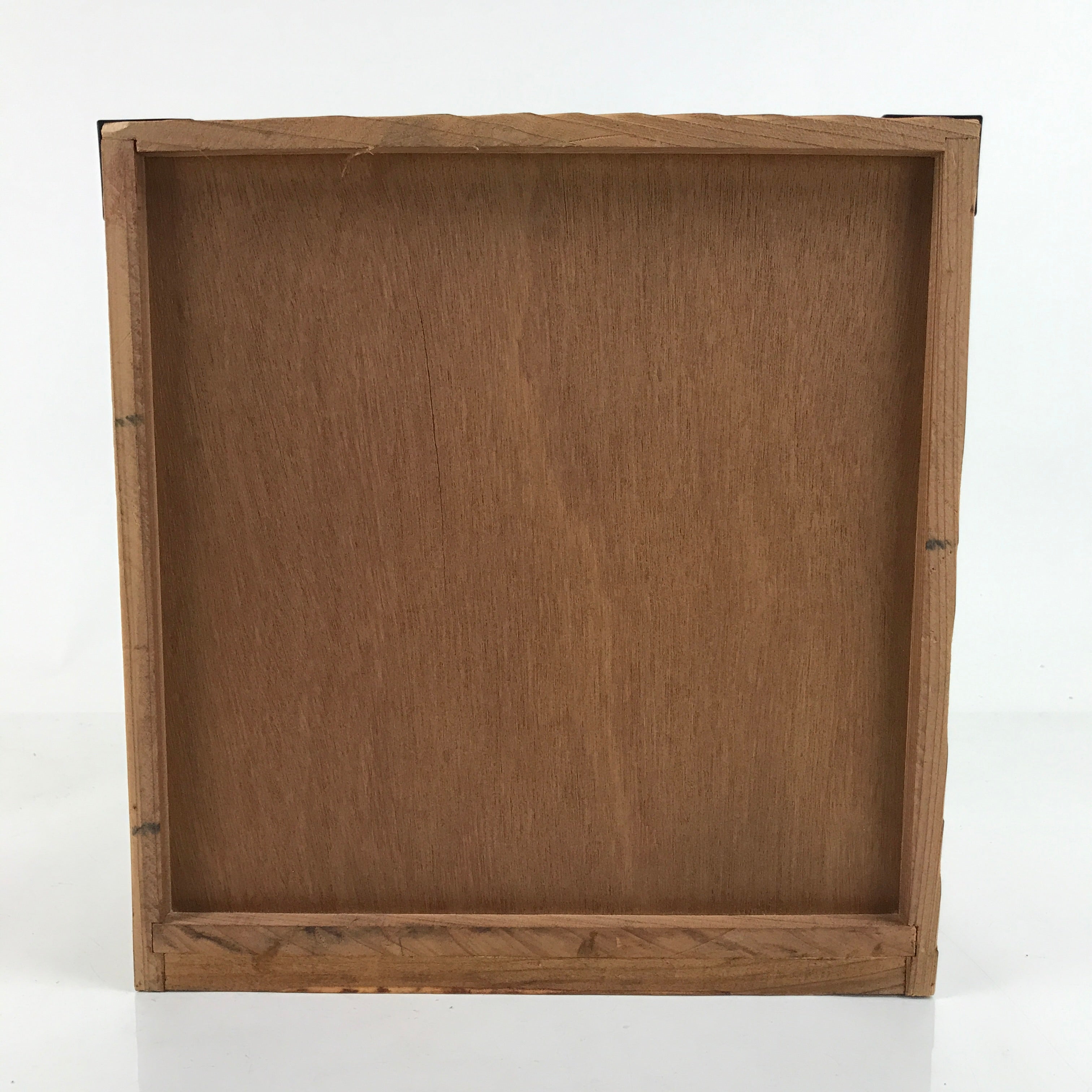 Japanese Wooden Tansu Storage Chest Vtg Haribako Trinket Box 4 Drawers T385