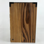 Japanese Wooden Tansu Storage Chest Vtg Haribako Trinket Box 4 Drawers T385