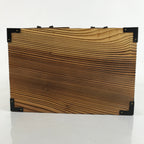 Japanese Wooden Tansu Storage Chest Vtg Haribako Trinket Box 4 Drawers T385