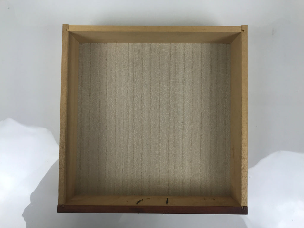 Japanese Wooden Tansu Storage Chest Vtg Haribako Trinket Box 5 Drawers T417