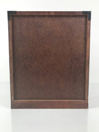 Japanese Wooden Tansu Storage Chest Vtg Haribako Trinket Box 5 Drawers T417