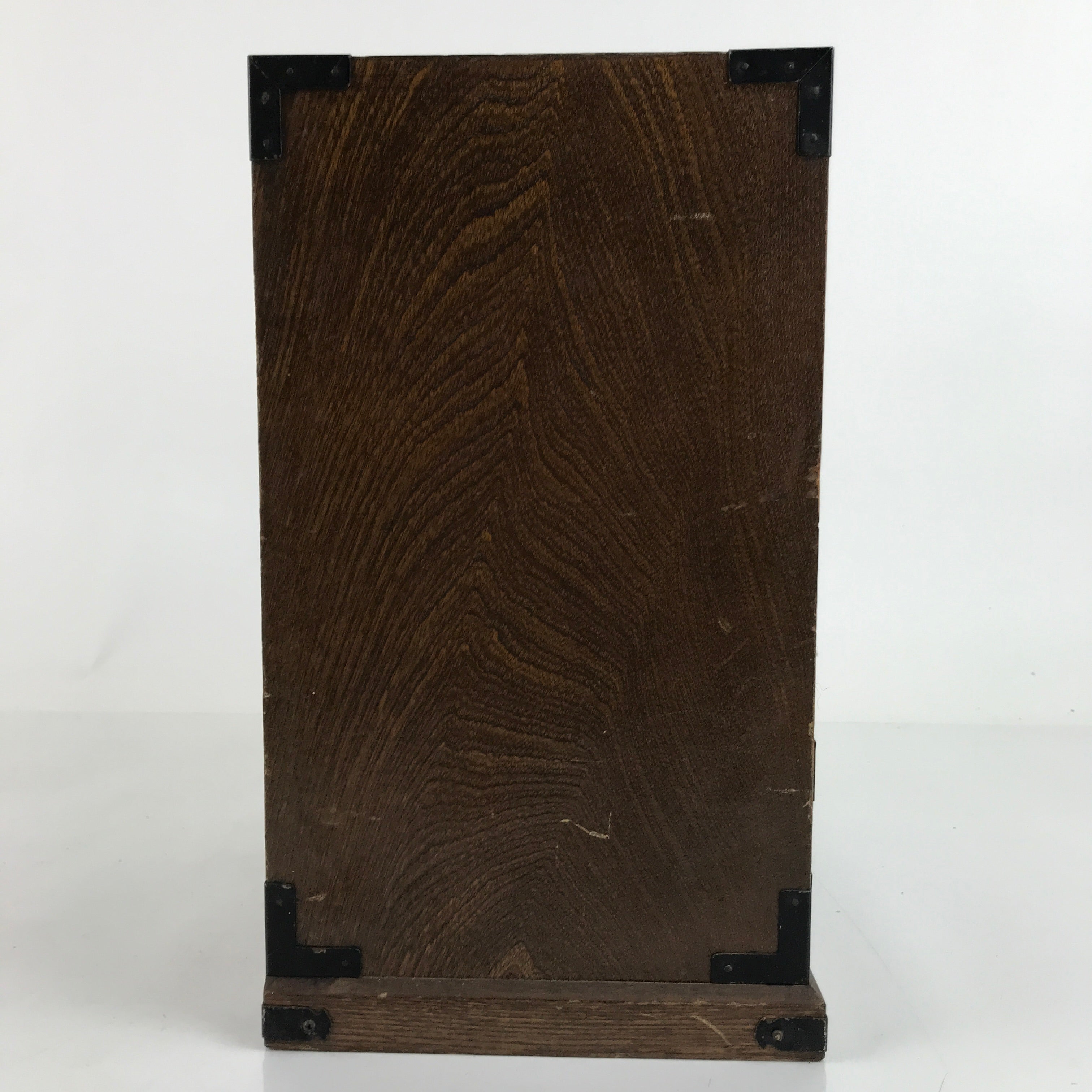 Japanese Wooden Tansu Storage Chest Vtg Haribako Trinket Box 8 Drawers T384