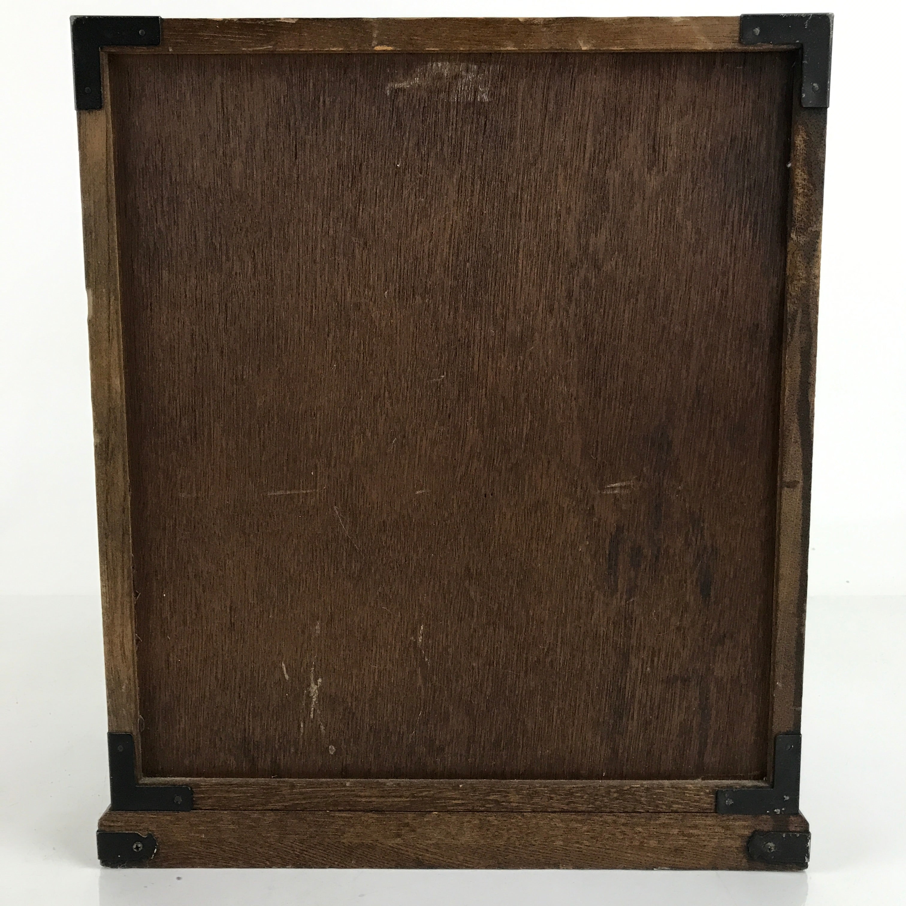 Japanese Wooden Tansu Storage Chest Vtg Haribako Trinket Box 8 Drawers T384
