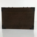 Japanese Wooden Tansu Storage Chest Vtg Haribako Trinket Box 8 Drawers T384