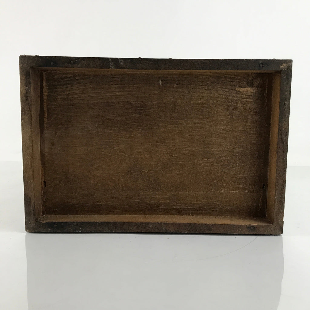 Japanese Wooden Tansu Storage Chest Vtg Haribako Trinket Box 8 Drawers T384