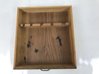 Japanese Wooden Tool Chest Kougubako Vtg Storage Toolbox 7 Drawers Brown T402
