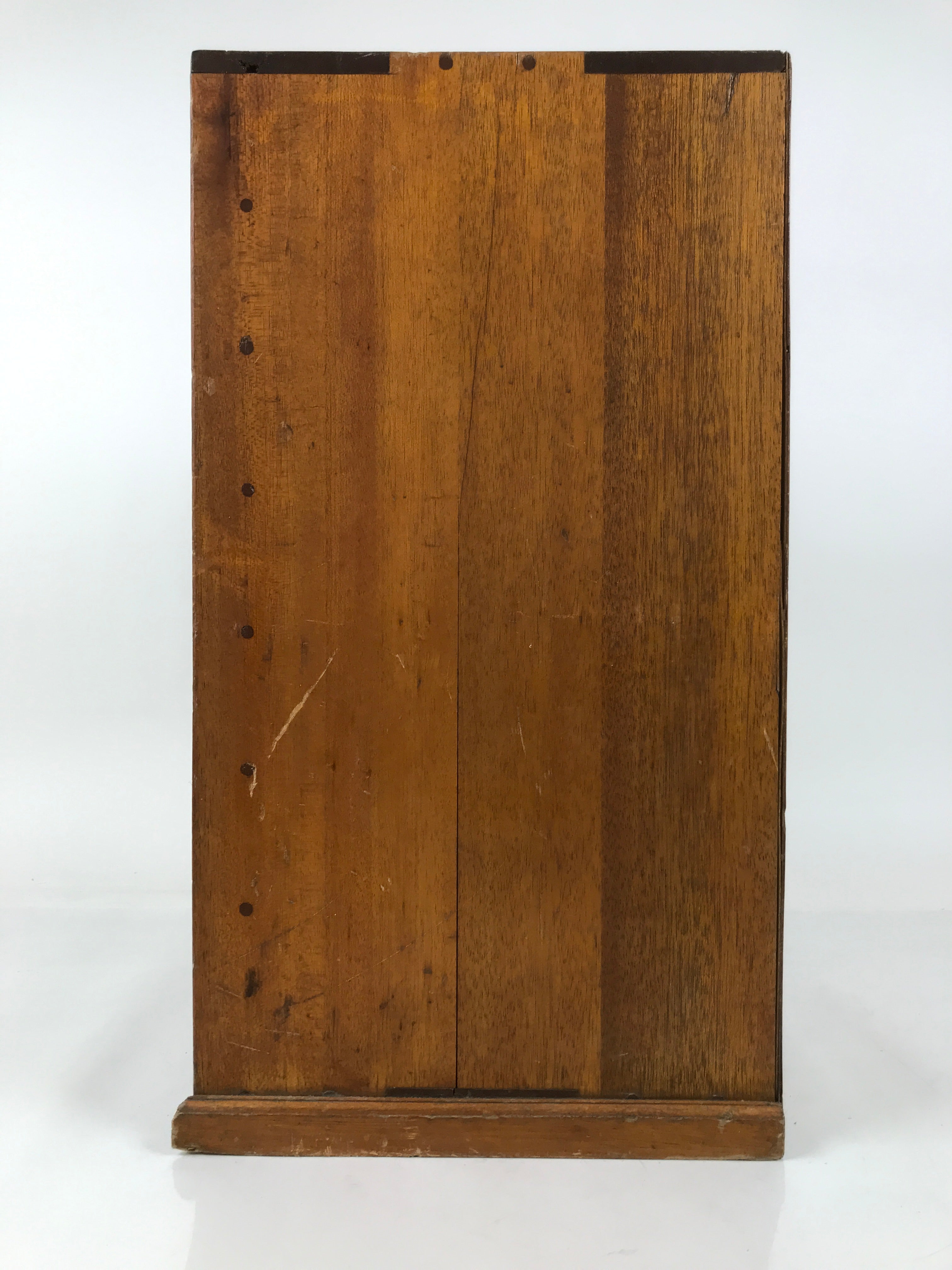 Japanese Wooden Tool Chest Kougubako Vtg Storage Toolbox 7 Drawers Brown T402