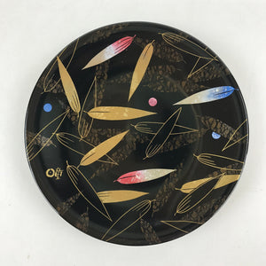 Japanese Wooden Wajima-Nuri Lacquered Small Plate Meimeizara Vtg Sweet Plate UR9