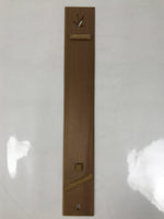 Japanese Wooden Wall Hanging Tanzaku-Kake Shikishi Art Frame Vtg Bamboo FL414