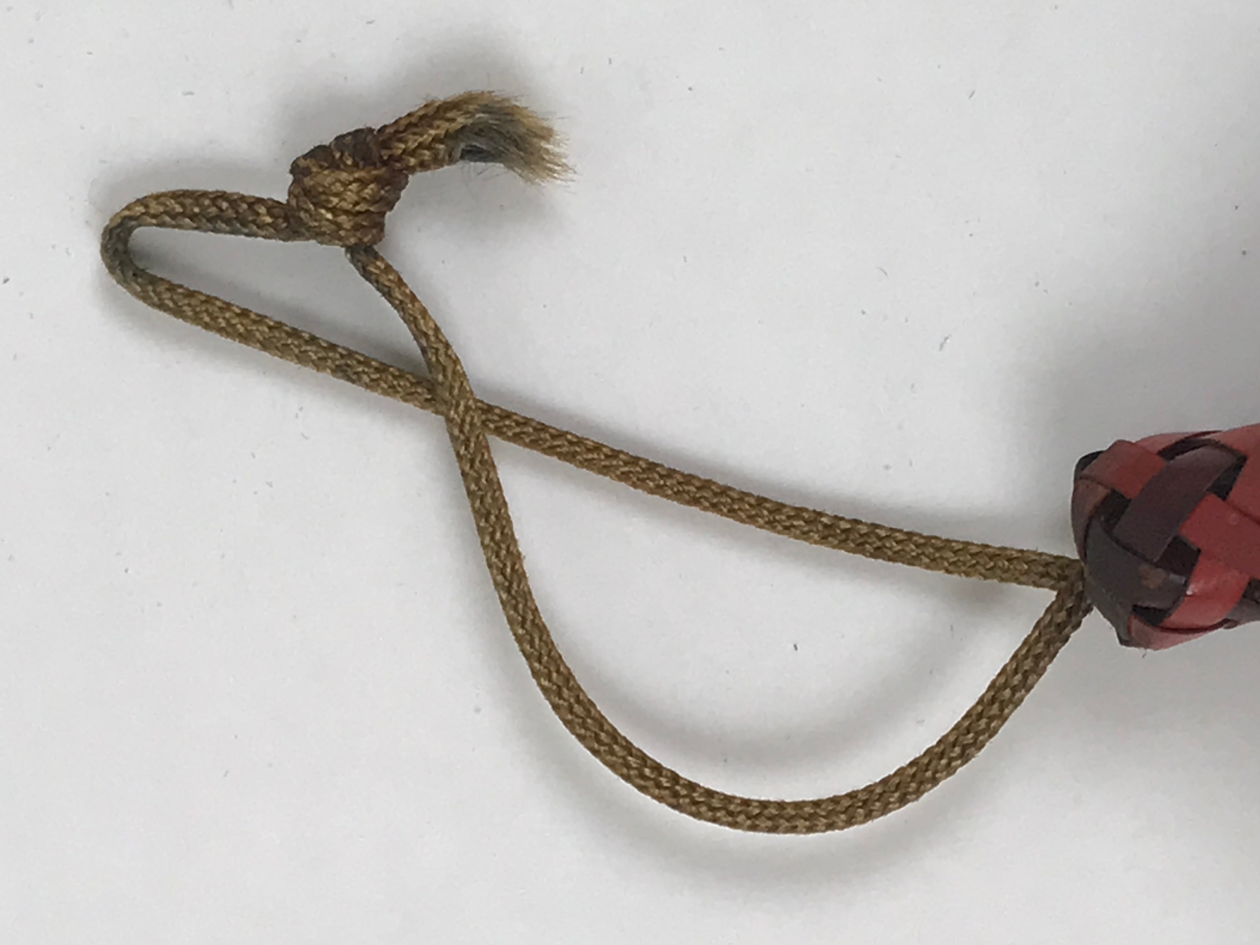 Japanese Woven Bamboo Hyotan Gourd Bell Keychain Phone Strap Amulet Red JK878