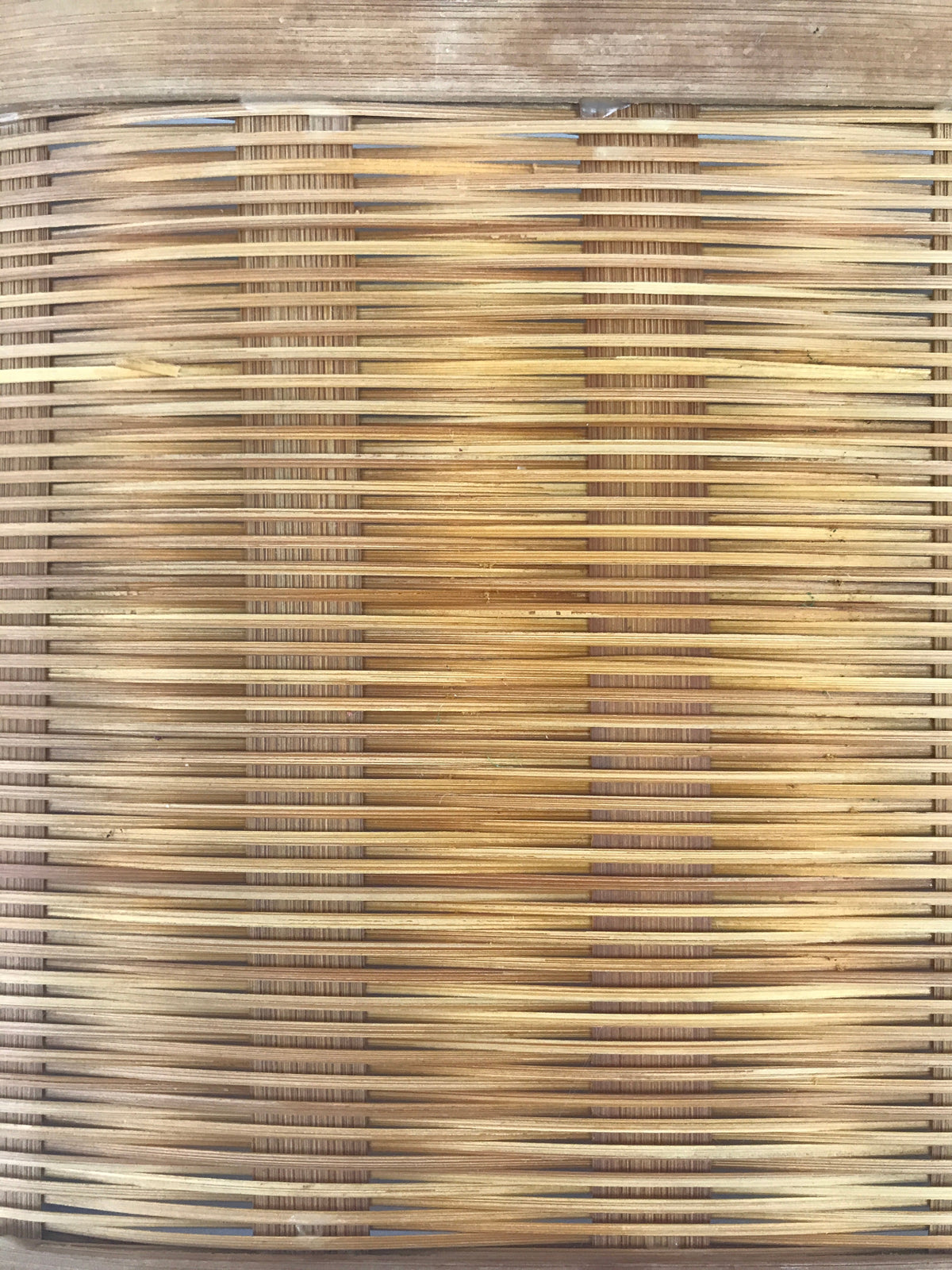 Japanese Woven Bamboo Small Plate Kozara Vtg Hand Towel Sweets Brown L311