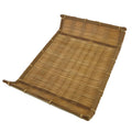 Japanese Woven Bamboo Small Plate Memeizara Vtg Hand Towel Sweets Brown L268