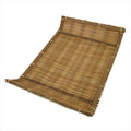 Japanese Woven Bamboo Small Plate Memeizara Vtg Hand Towel Sweets Brown L272
