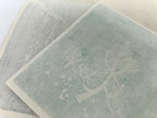 Japanese Writing Paper Set Woodblock Printed Vtg Floral Letter Stationary P374