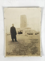 Japanese Xinjing Patriots Monument China Travel Photograph Vtg Sepia Tone PH184