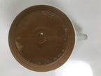 Japanese Yokkaichi Banko Ware Ceramic Lidded Teapot Vtg Donabe Beige Brown Y280