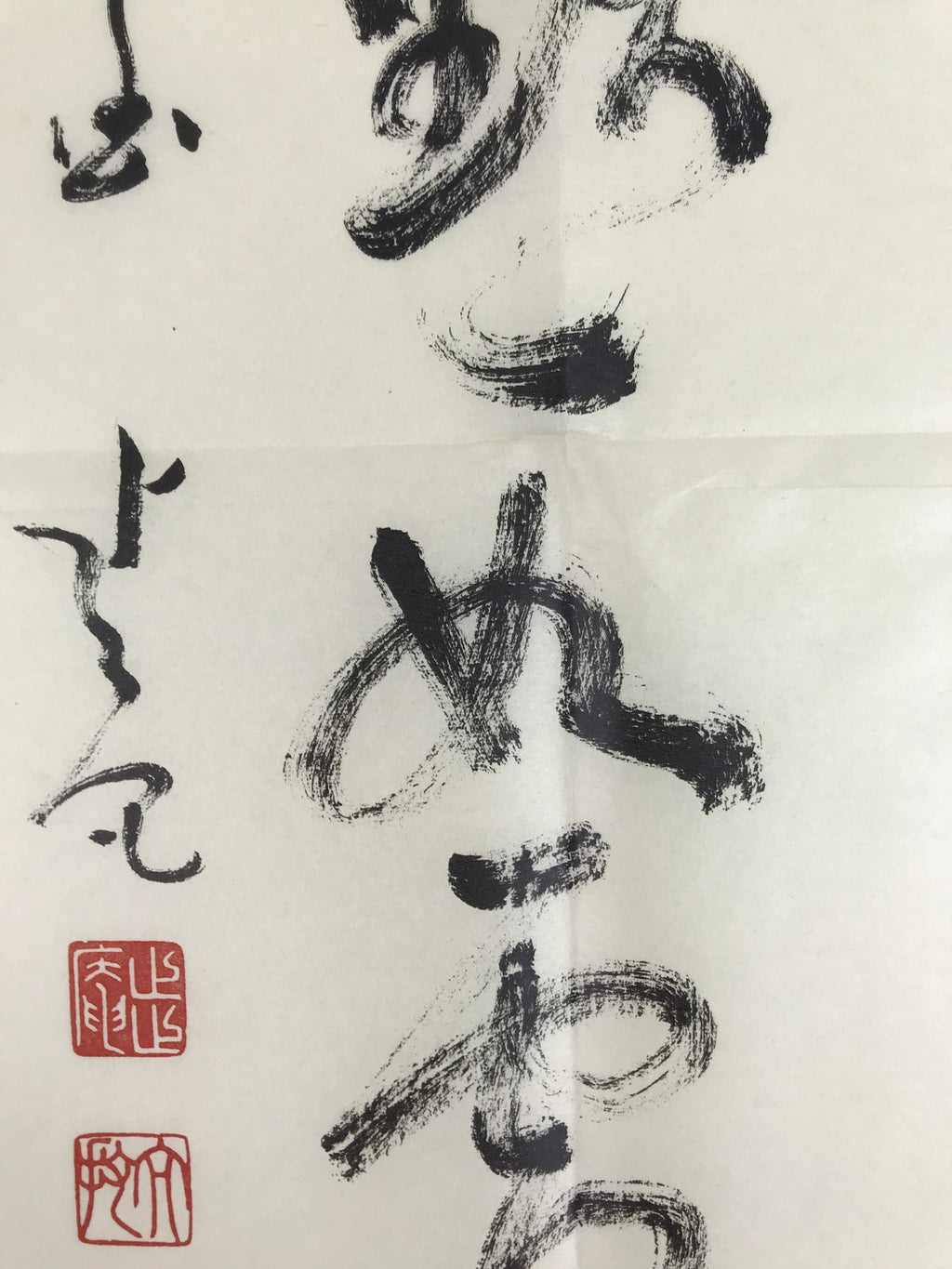 Japanese Zen Calligraphy Kajiya Sonin Ichimoku Rainogotoshi Kakejiku FL356