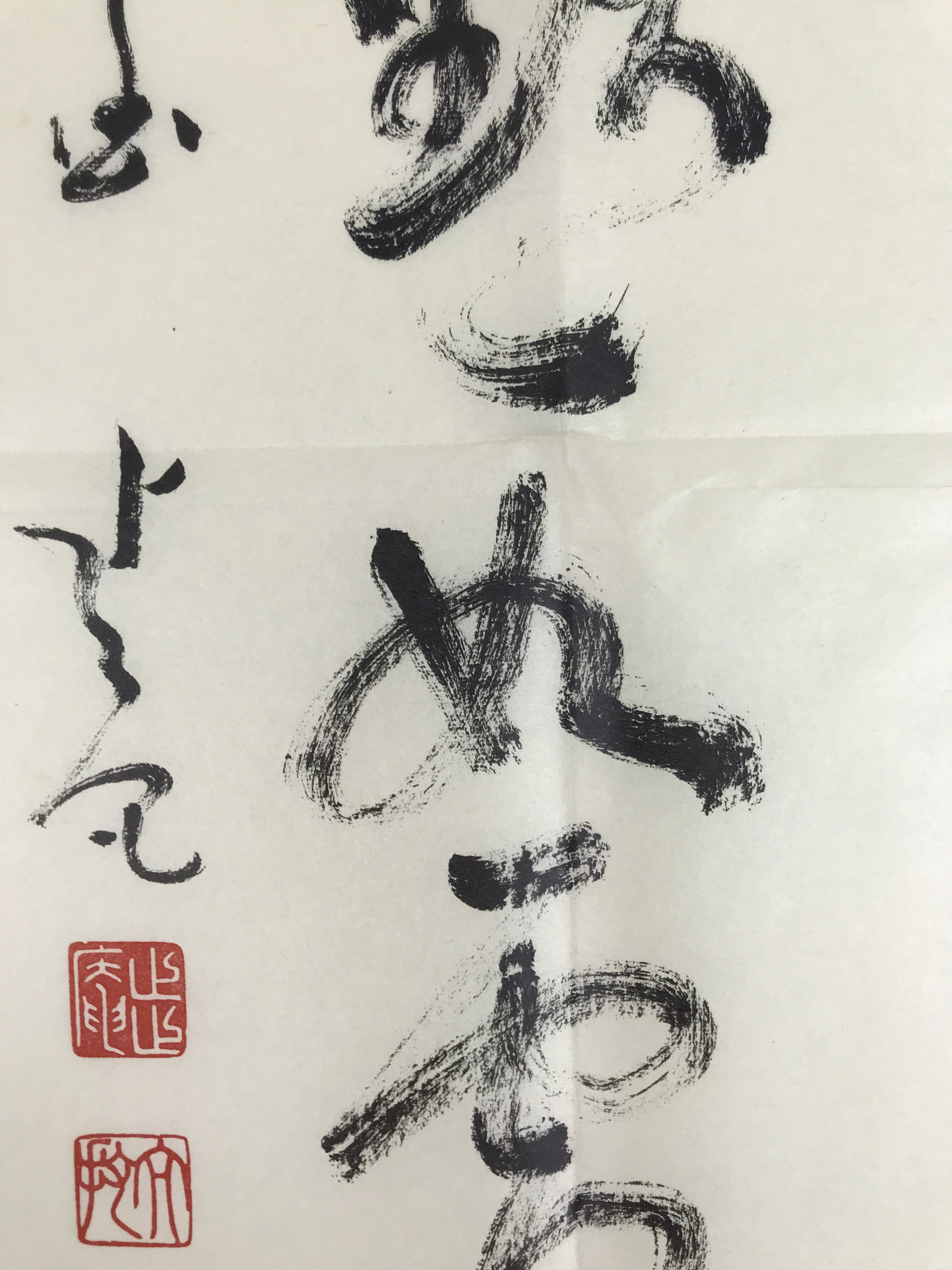 Japanese Zen Calligraphy Kajiya Sonin Ichimoku Rainogotoshi Kakejiku FL356